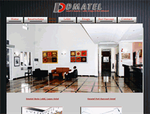 Tablet Screenshot of dmatelhotels.com